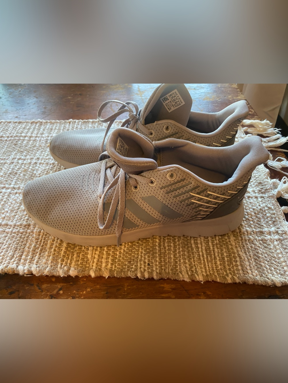 adidas Light Taupe Mesh Sneakers